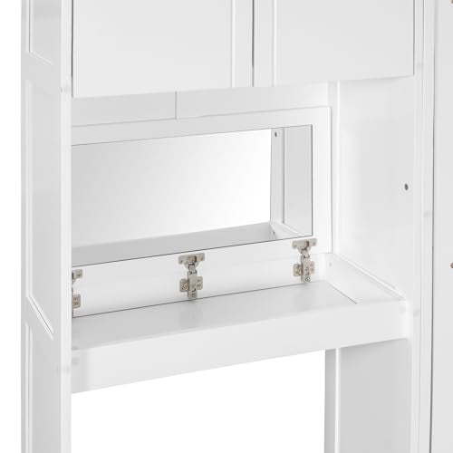 Queen Size Wood Murphy Bed with Desk and Storage B8647