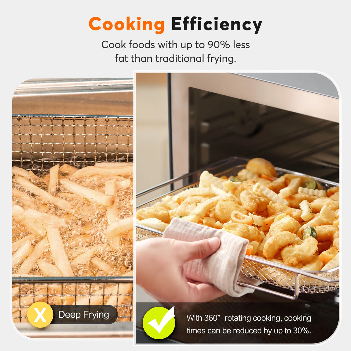 30Qt Stainless Steel Air Fryer Toaster Oven C532