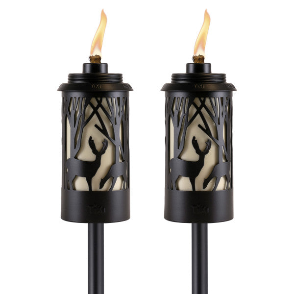 Tan and Black 64.5 Inch Metal Torch 2-Pack R59997