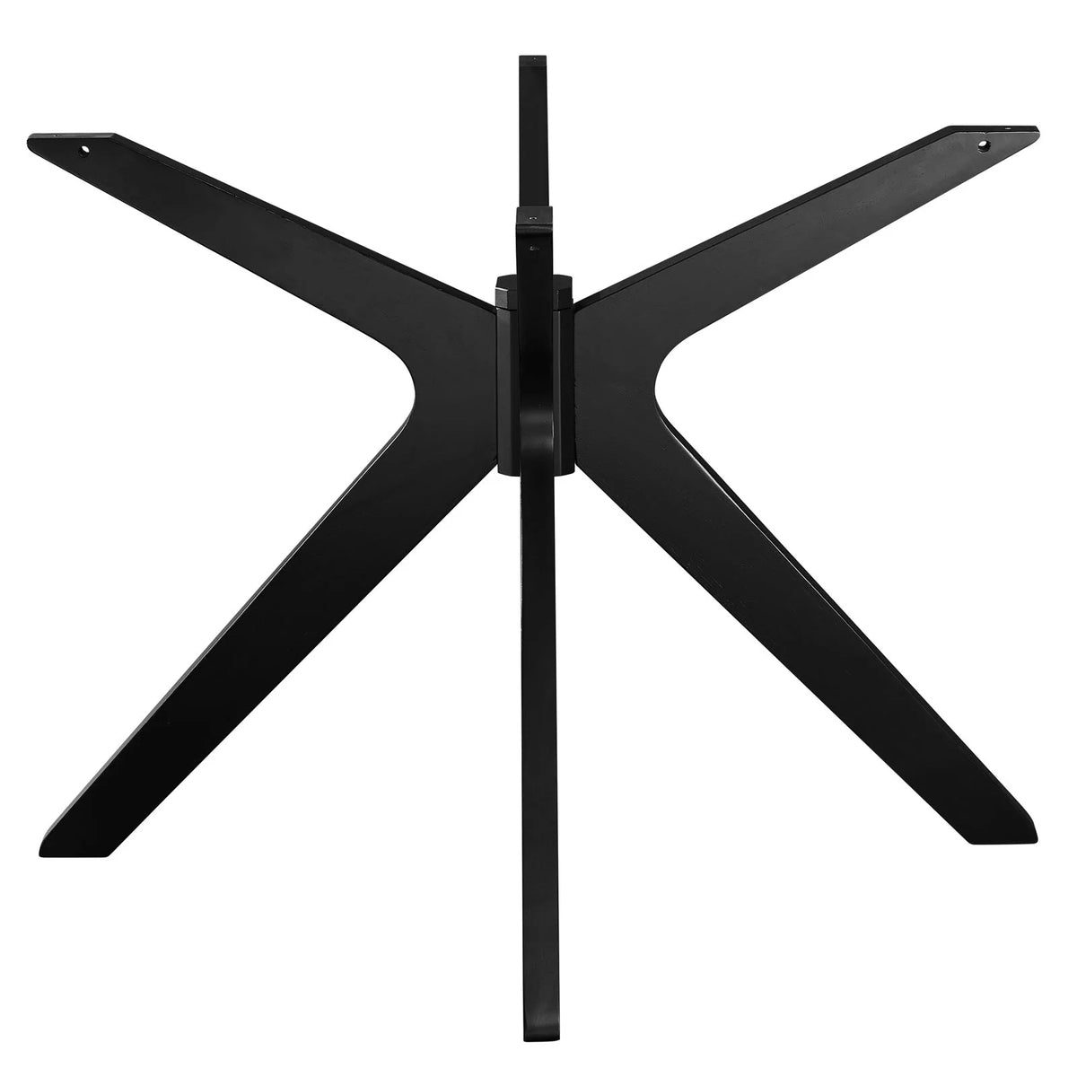 Black Round Wood Dining Table F4571