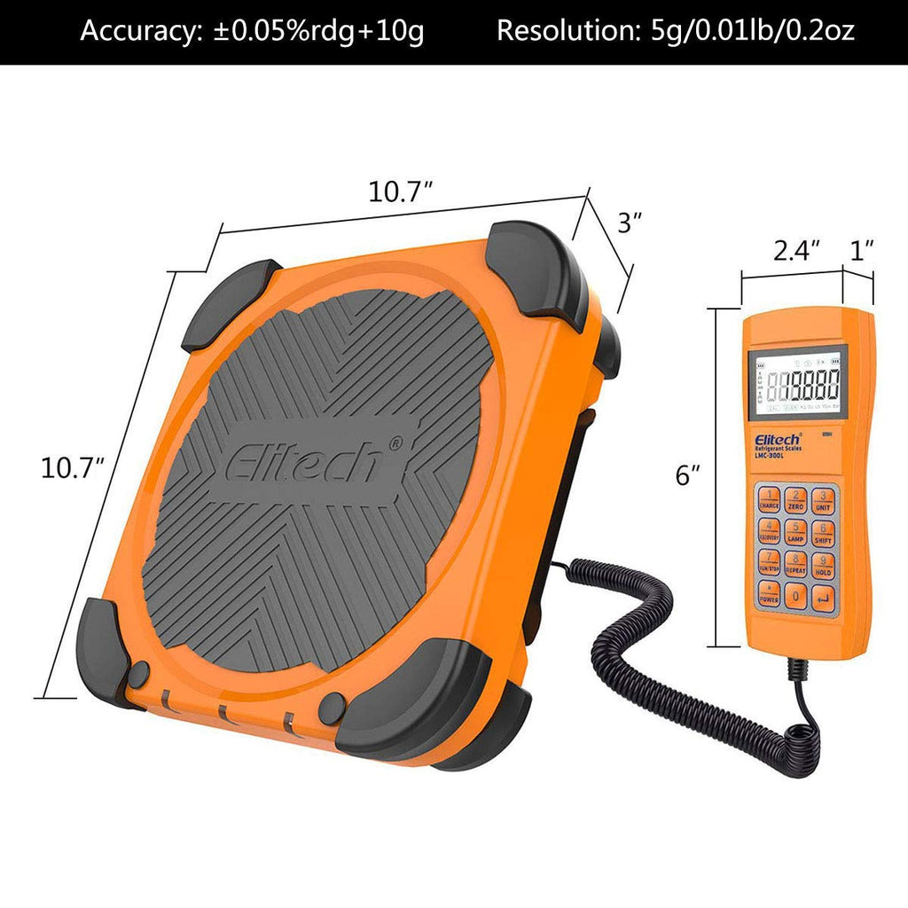 HVAC Scale Digital Refrigerant Charging Weight Scale 220lbs/100kgs B821535