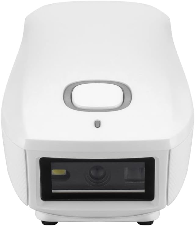 Mini Wireless 2D QR Barcode Scanner, Bluetooth Portable Pocket Small 1D 2D Bar Code Reader, White S694