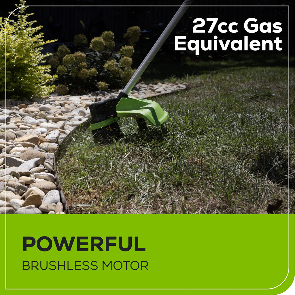 60V 16 String Trimmer & 630 CFM 170 MPH Blower Combo Kit with 2.5Ah Battery & 3 Amp Charger B50948