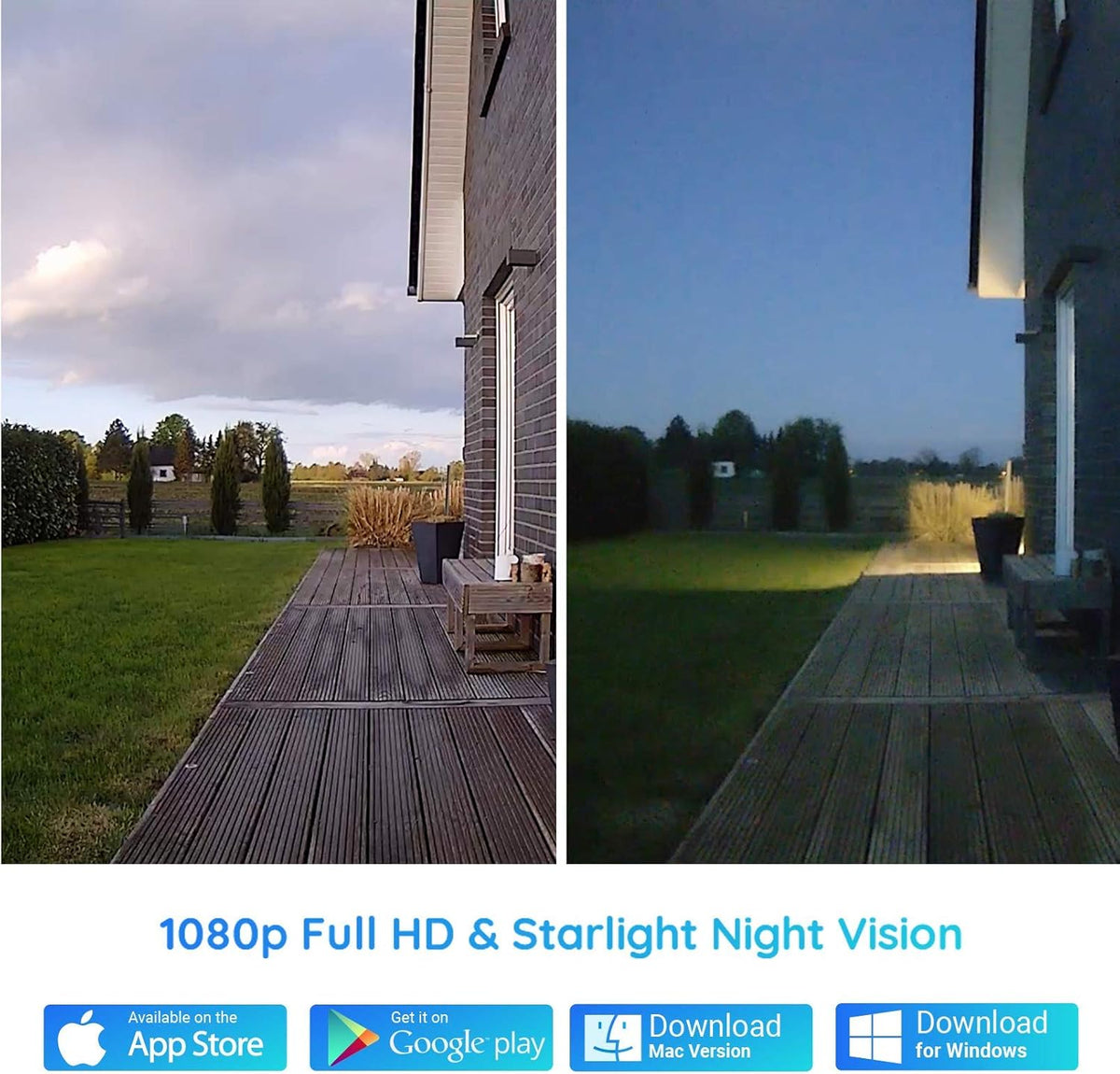Outdoor Security Camera System Pan Tilt 3G/4G LTE Solar Battery Powered Camera with Solar Panel N754229
