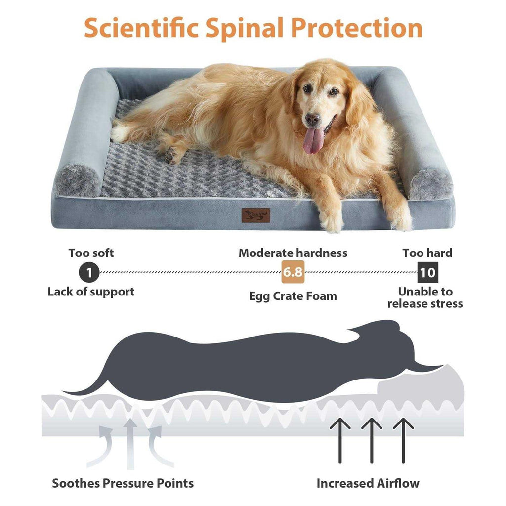 Orthopedic Egg Foam Dog Bed with Removable Washable Cover O7775