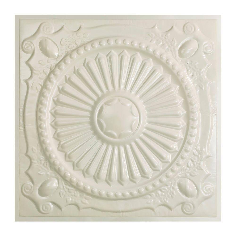Antique White Lay-In Tin Ceiling Tile O281