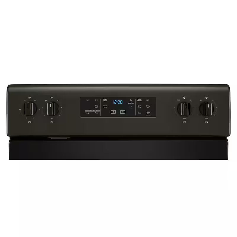 Black Stainless Electric Range with 5 Elements D99227