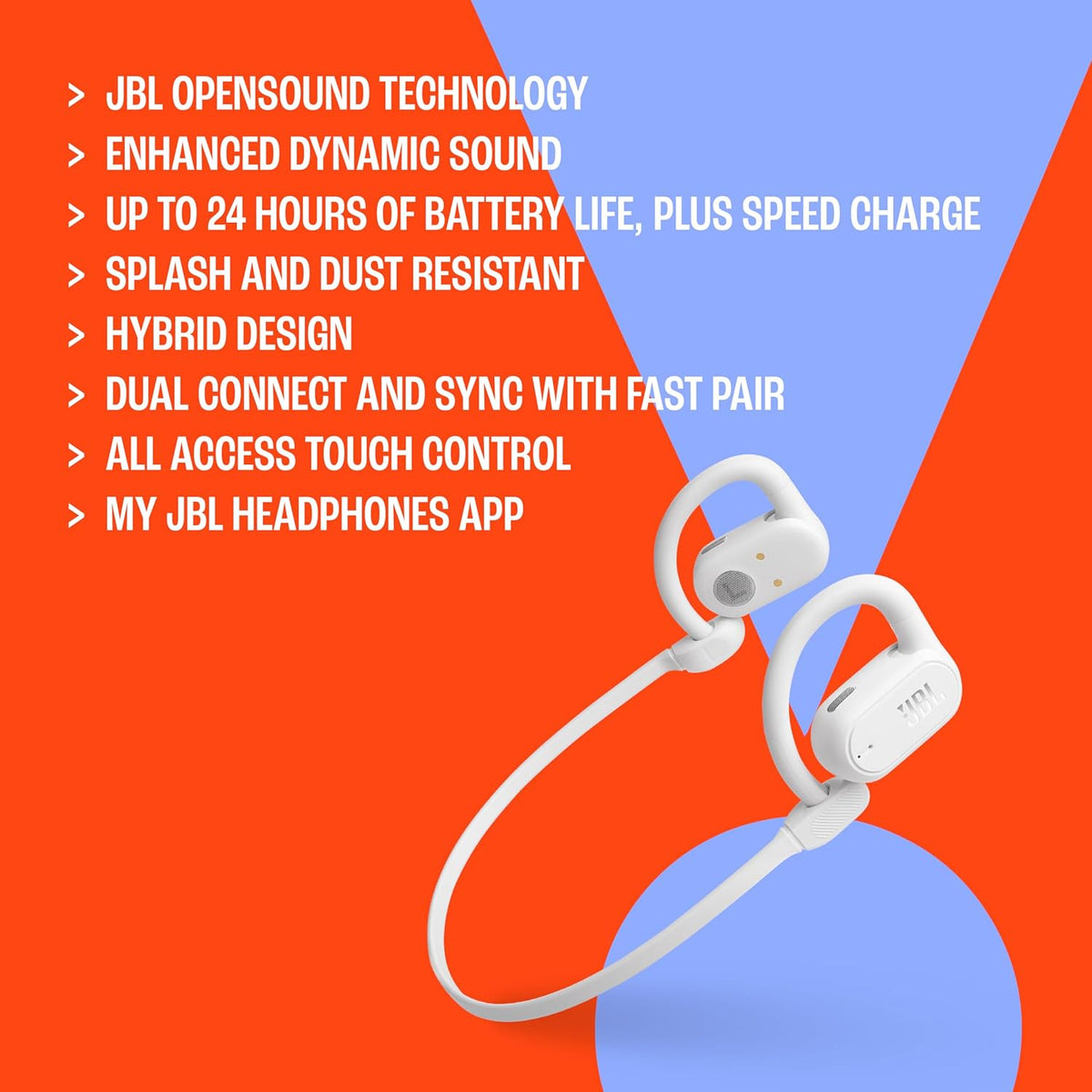 True wireless Open-ear headphones, Black D463027