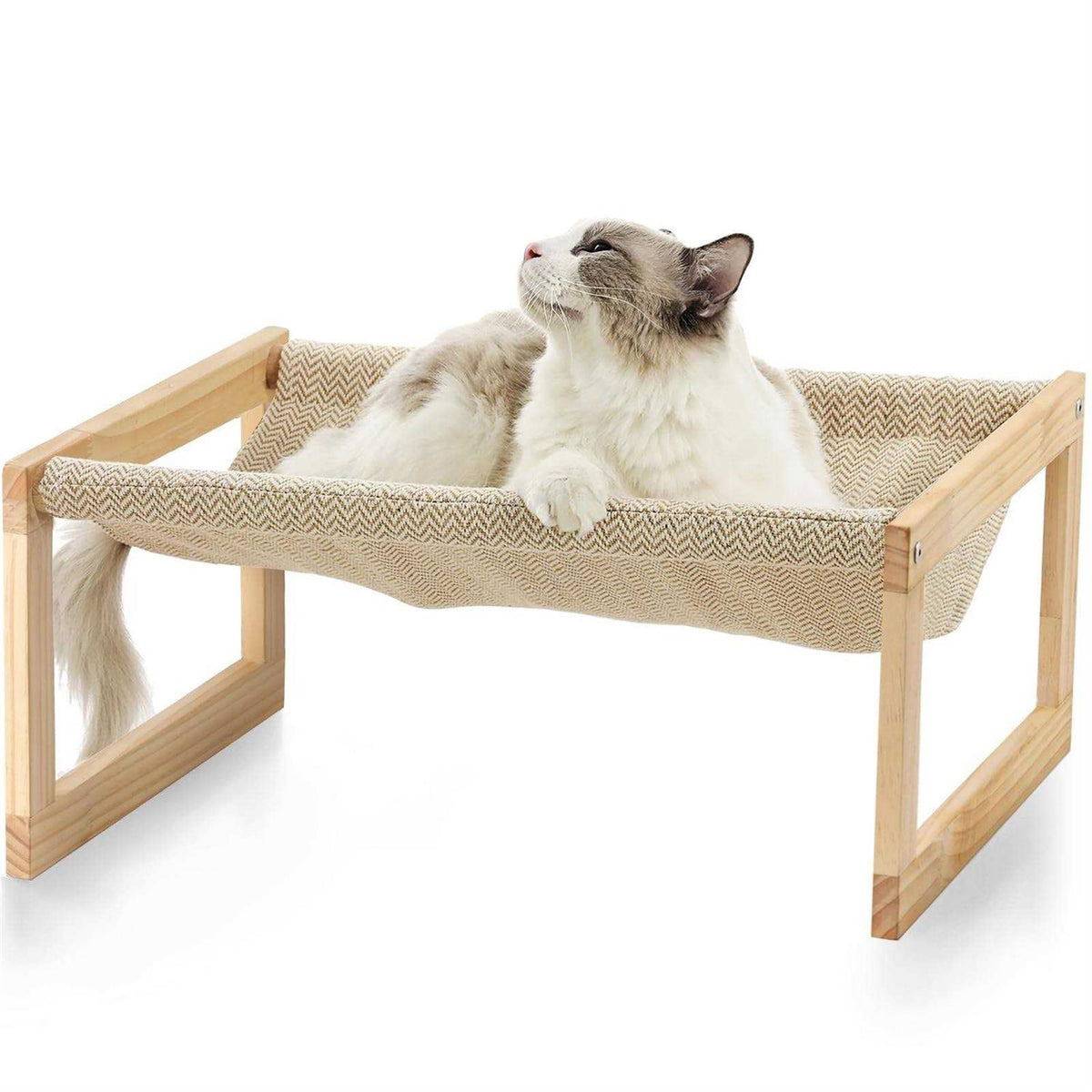 Large Breathable Wooden Cat Bed D203