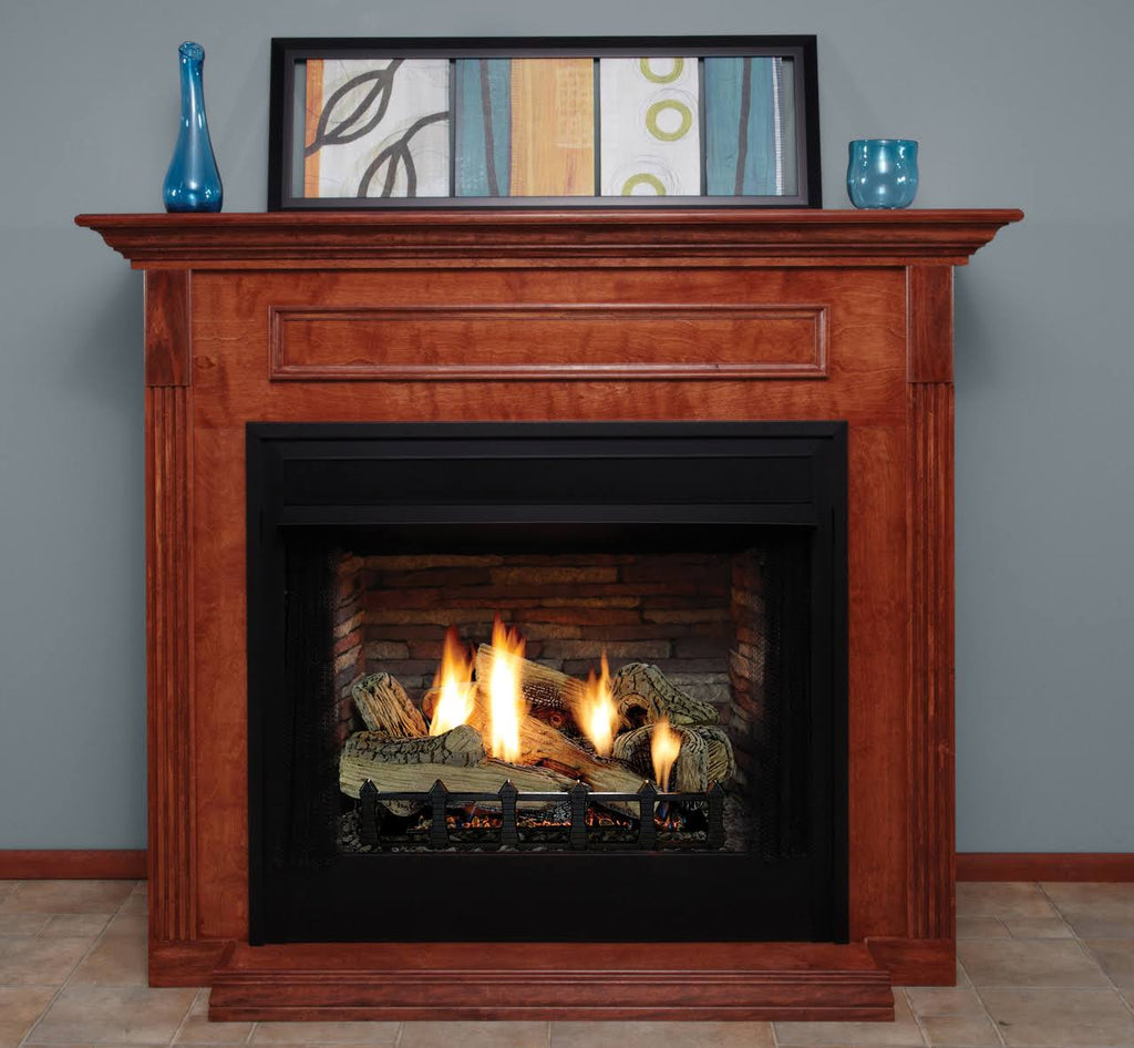 Vent-Free Louvered GAS Firebox E110604