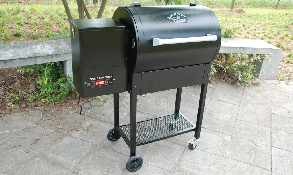 510 square inch Pellet Grill with Side Shelf C4720