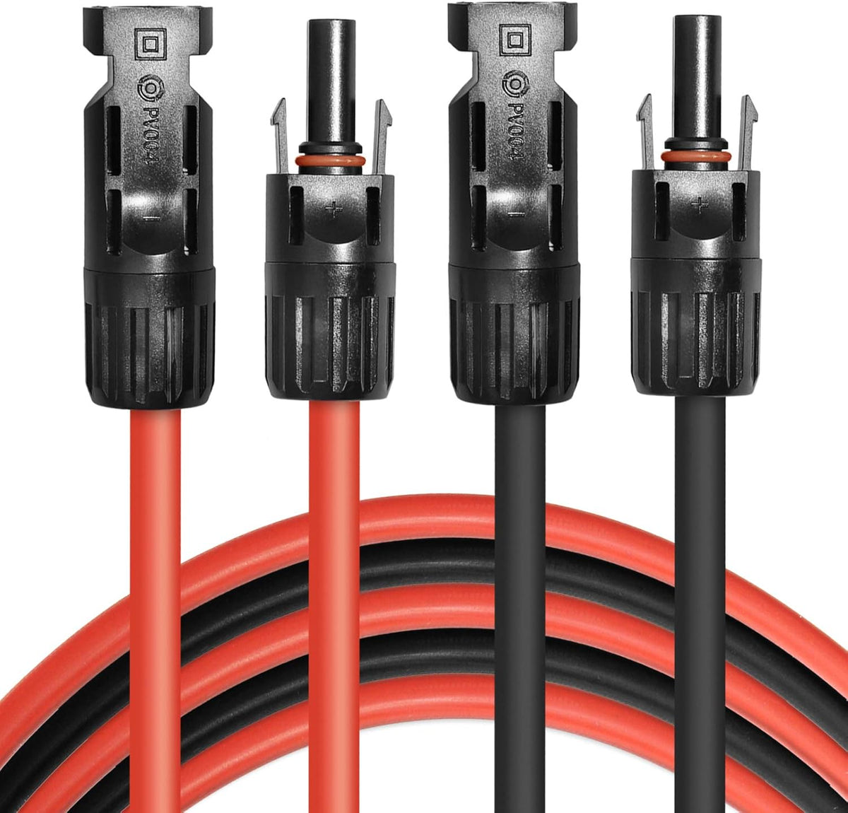 30FT Black Red 10AWG Solar Panel Extension Cable Set of 2 M568735