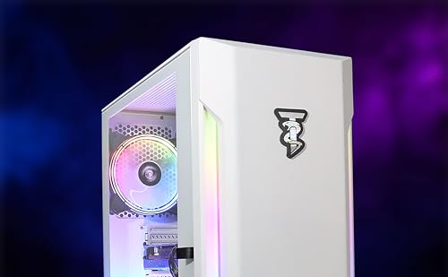 White Gaming PC Desktop Computer A49701