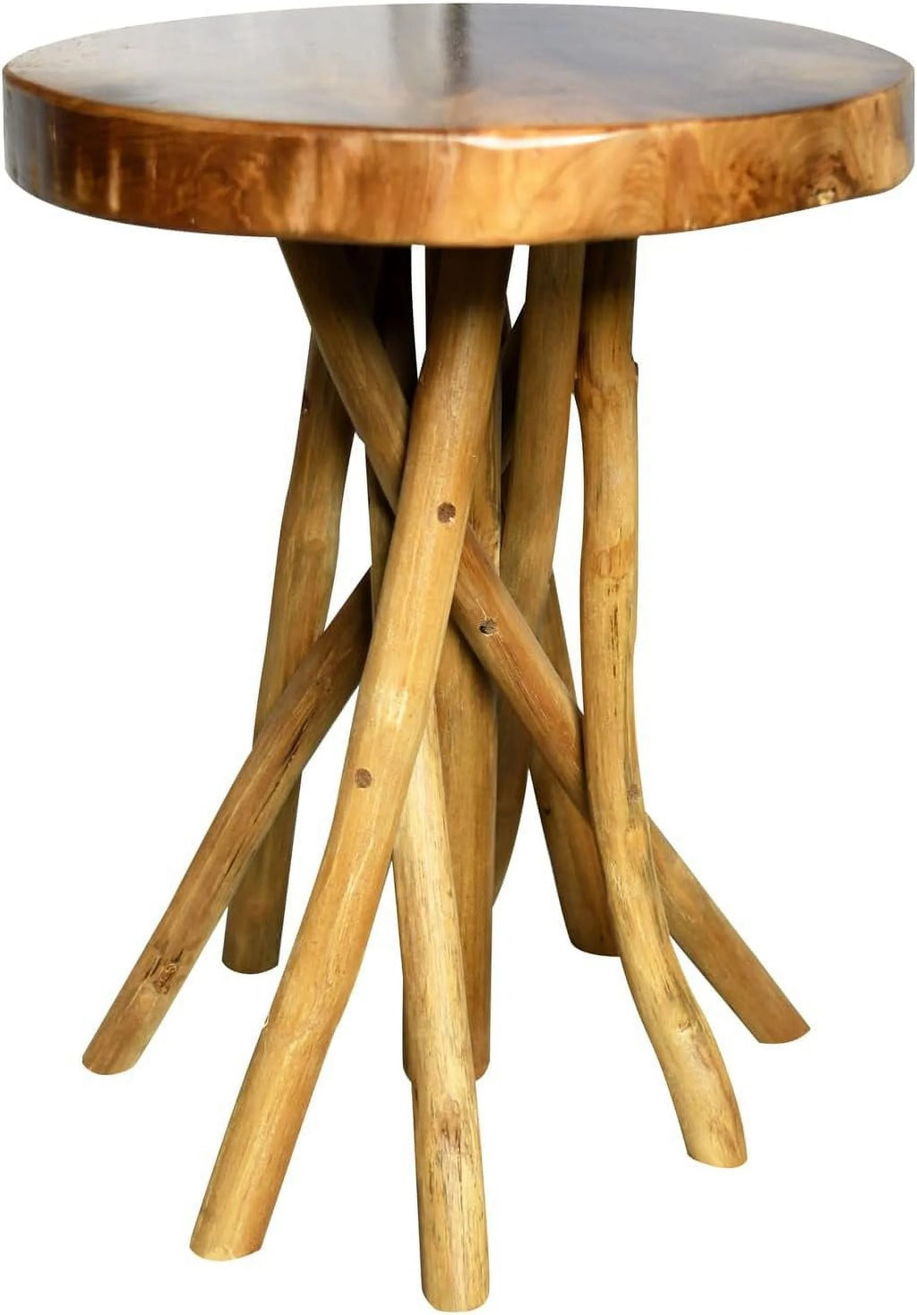 Teak Wood End Table F876
