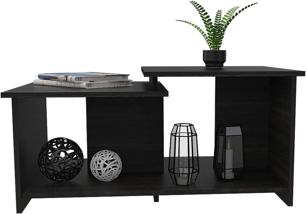 Espresso Coffee Table with Open Storage Z86312