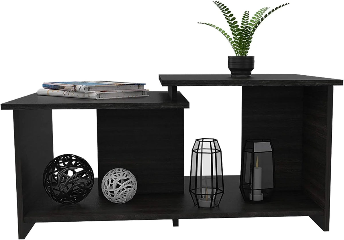 Espresso Coffee Table with Open Storage Z86312