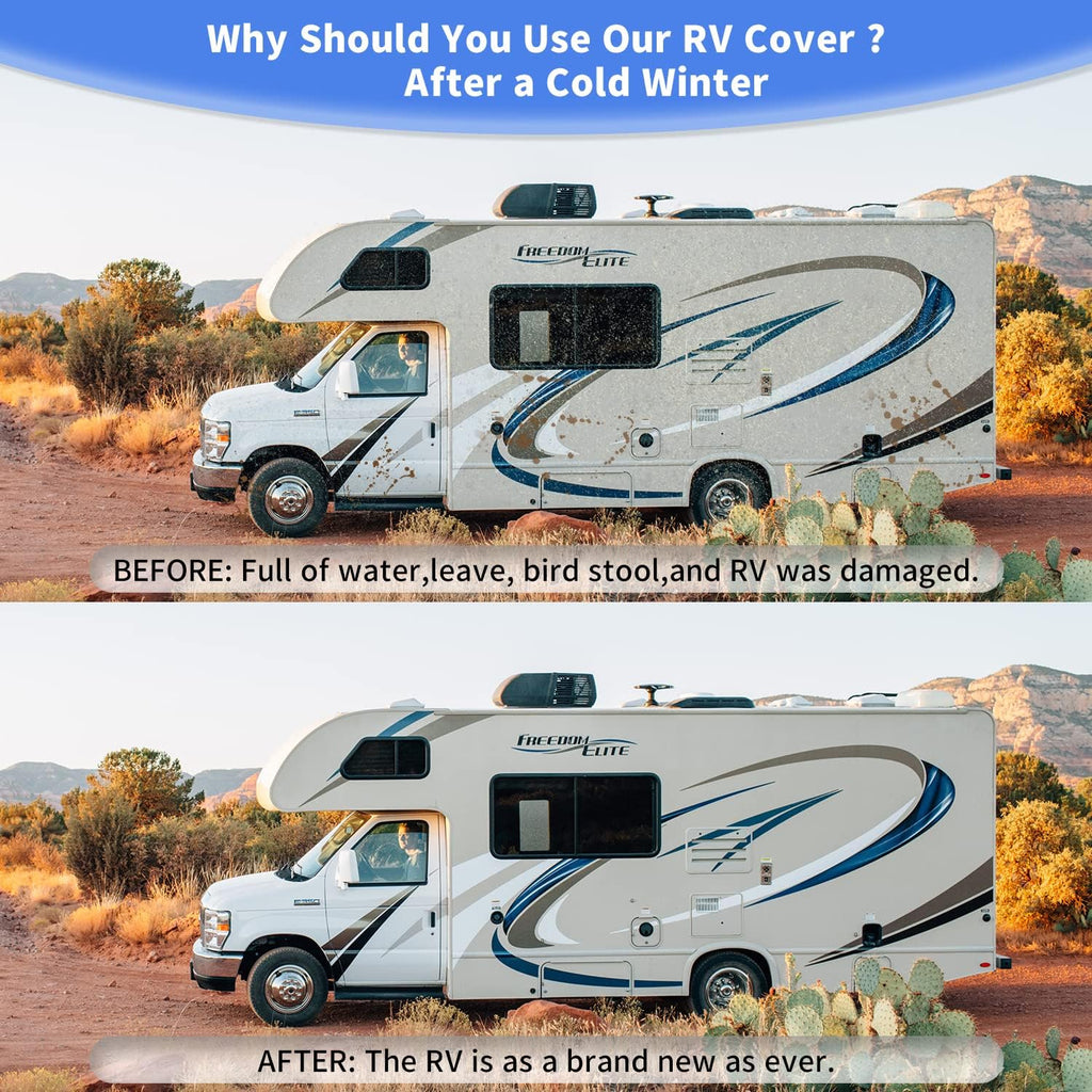 Thick 4 Layers Waterproof Travel Trailer Cover R11196