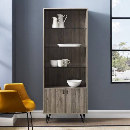 4-Shelf Storage Cabinet, Slate Grey Z871036