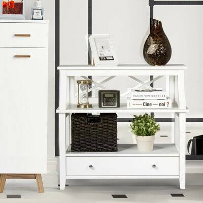 2 Drawer End Table with Storage D650491