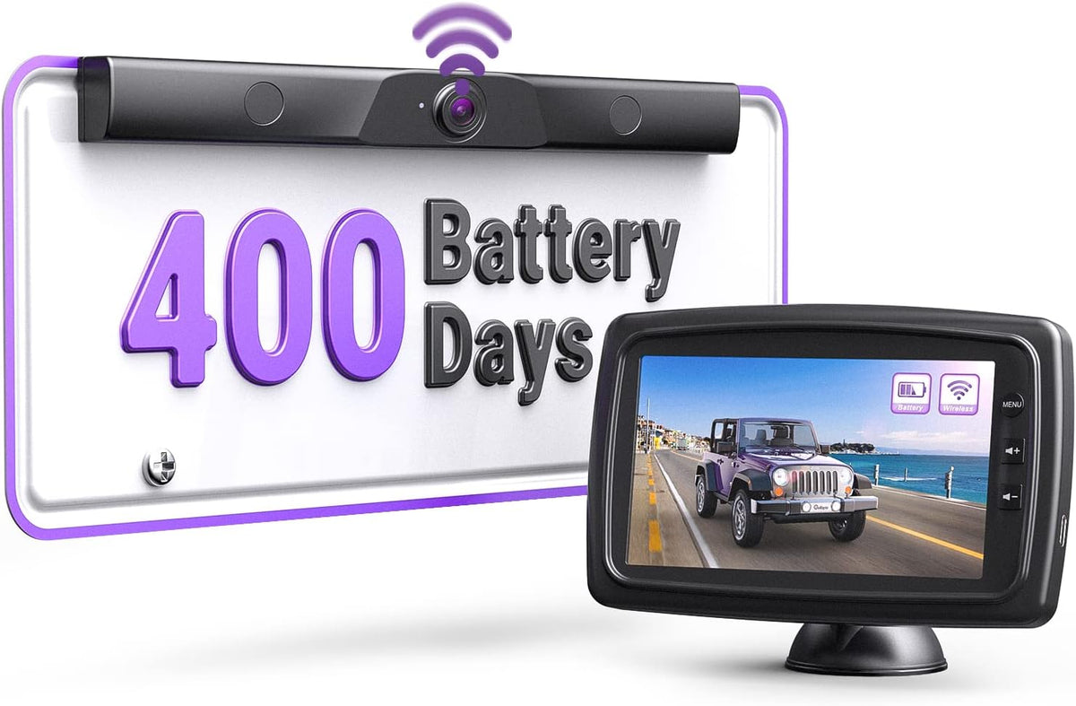 Wireless Backup Camera System Kit with 4.3'' HD Monitor X85130