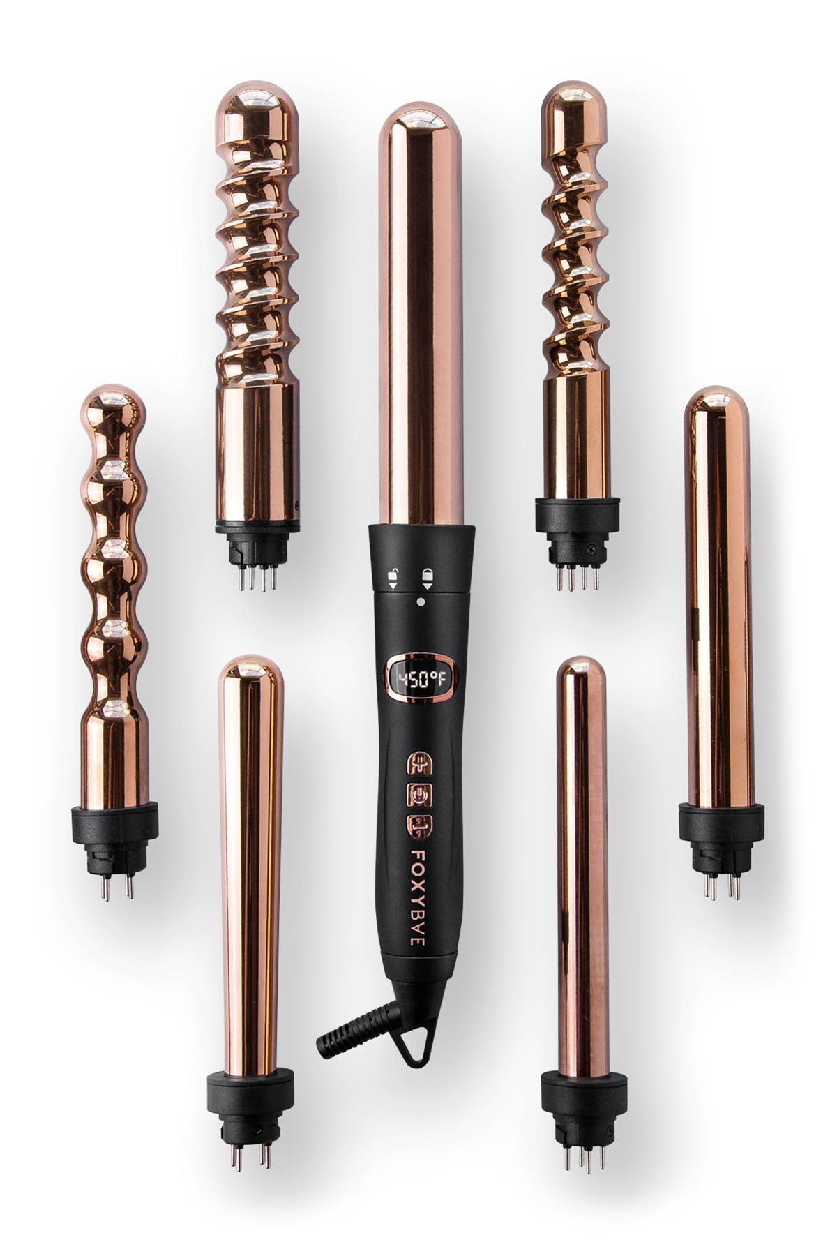 Rose Gold 7 in 1 Curling Wand V94445