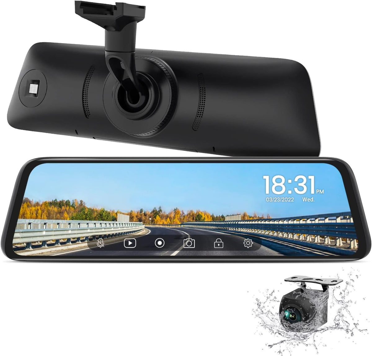 9.35'' Stream Media Full Touch Screen Backup Camera G99866