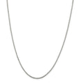 Sterling Silver 1.7mm Diamond-cut Box Chain D484