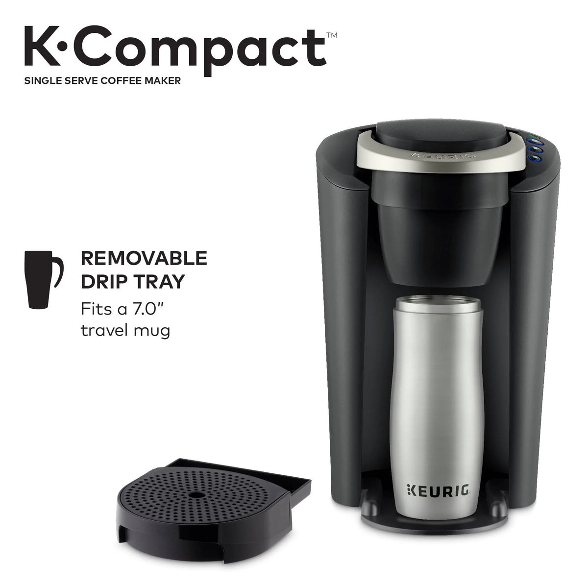 Black Single-Serve K-Cup Pod Coffee Maker G33018