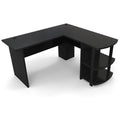 Black L-Shaped Computer Desk M840432