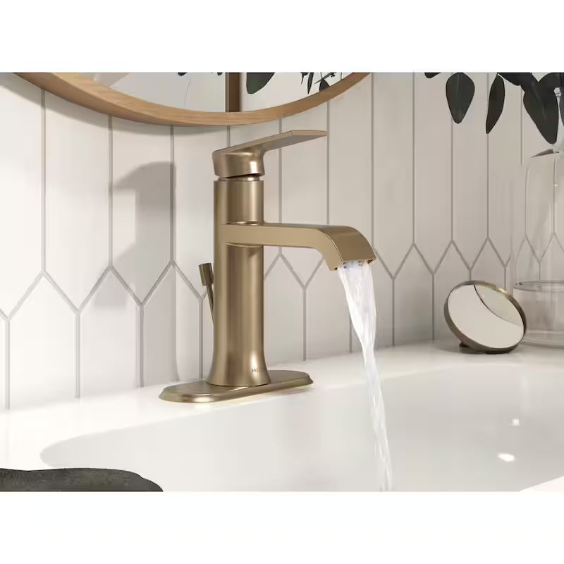Bronze Gold Single Handle Bathroom Faucet 2-pack I336