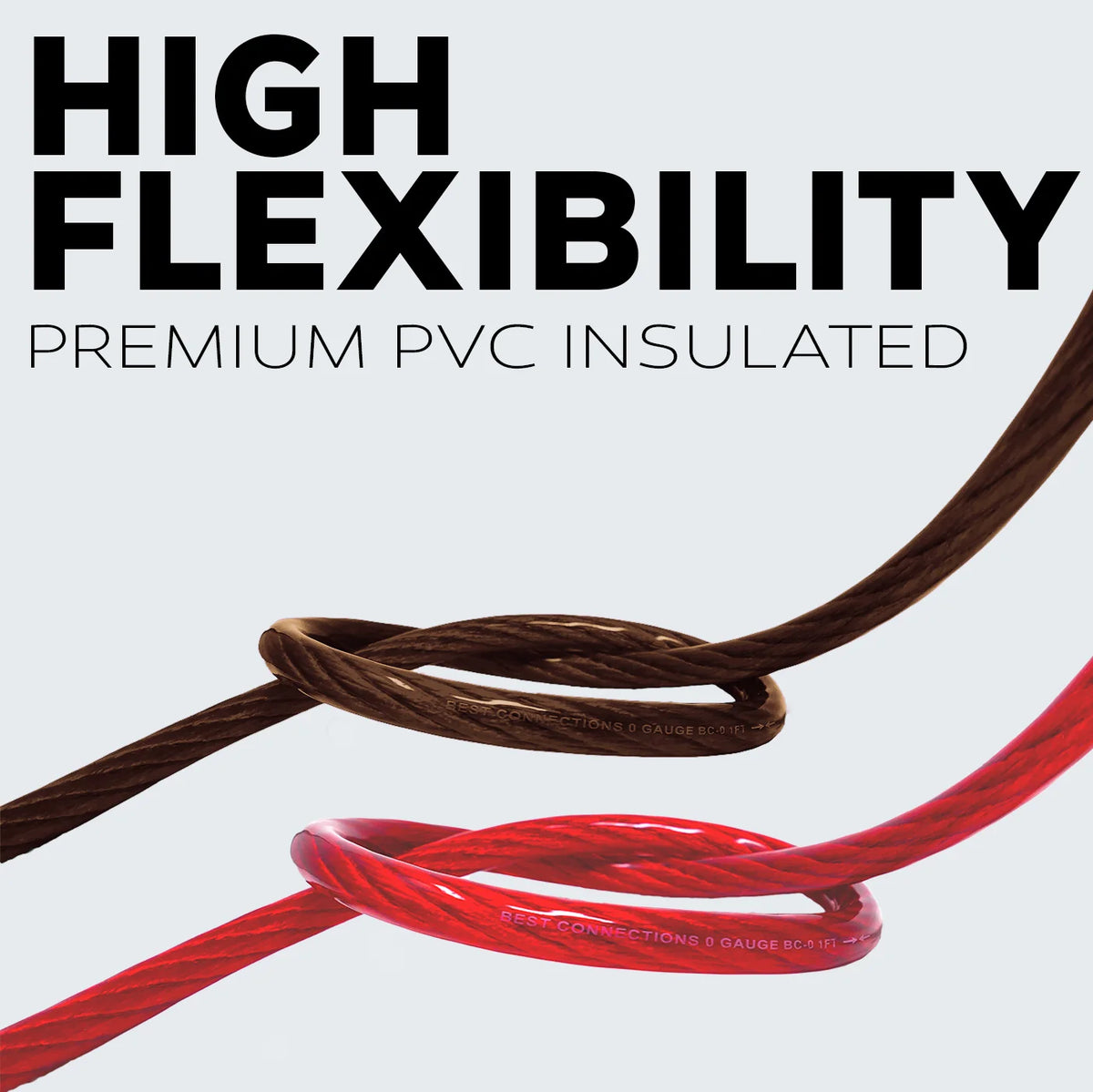 Black Translucent 4Ga 50ft Electrical Wire W83019
