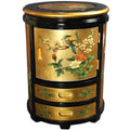 Gold Japanese Stool B4323