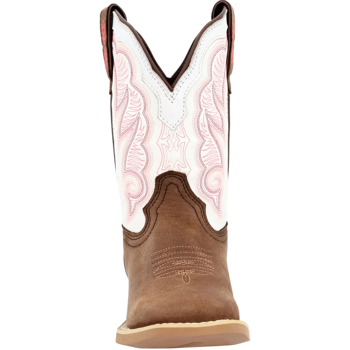Little Kid's Brown and White Western Boot N914985