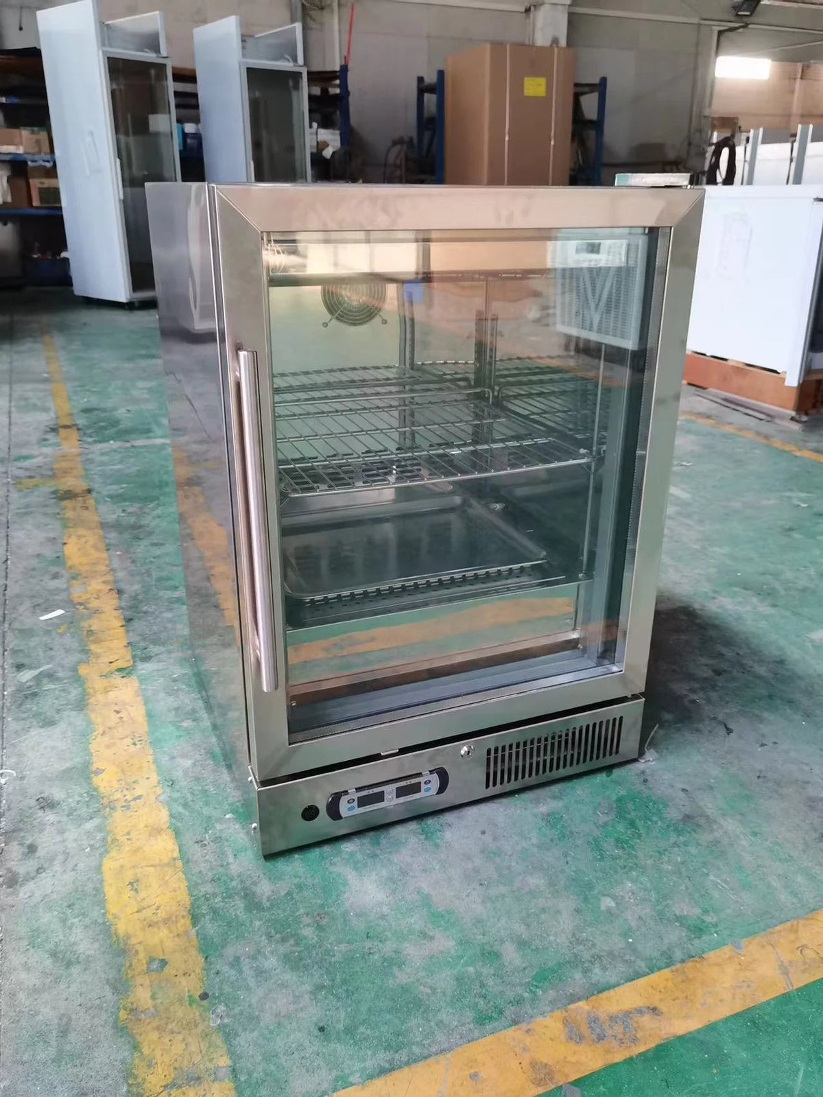 Commercial Countertop Beef Aging Showcase Freezer, 168L, 2 Tiers Q17539