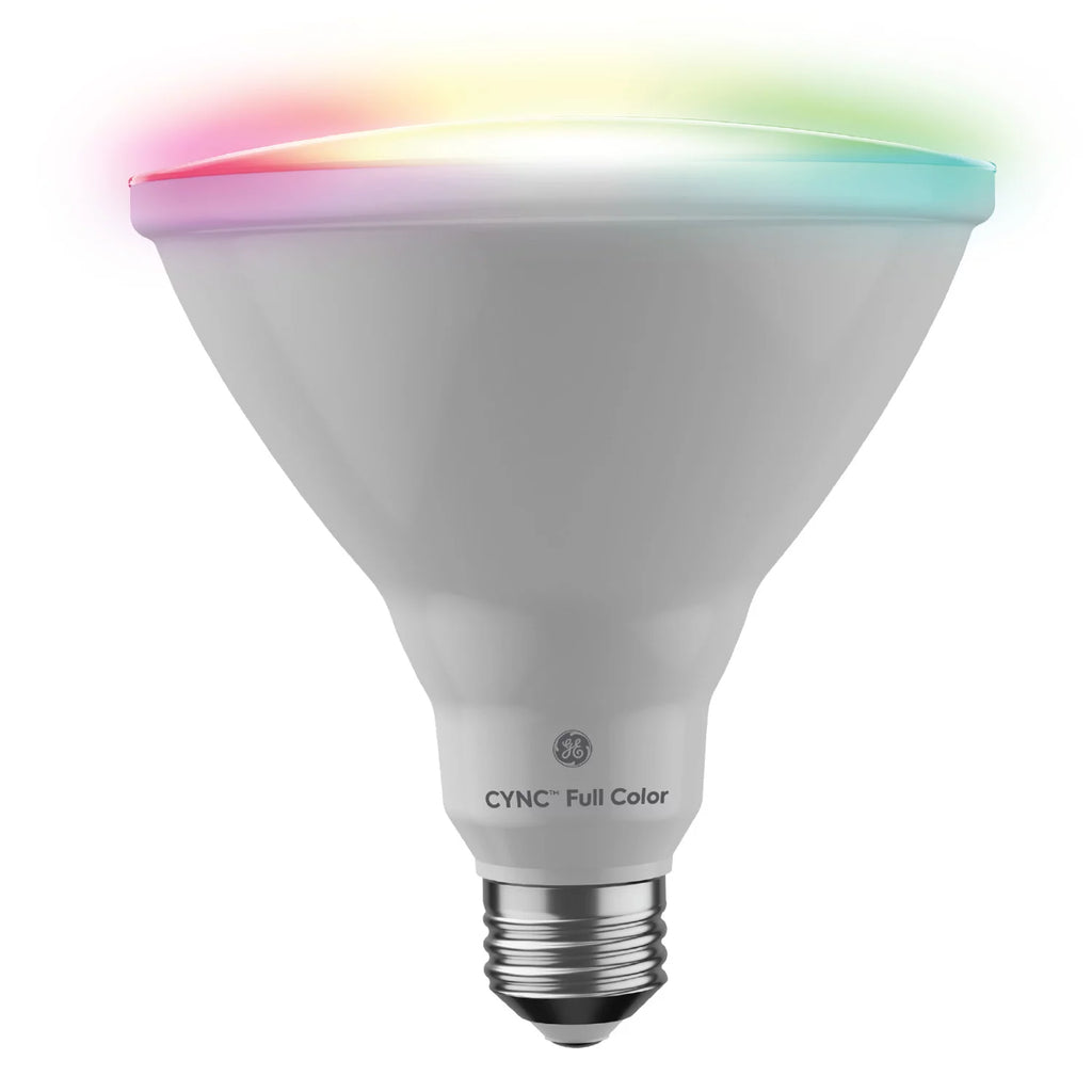 Smart Outdoor Floodlight, Full Color, Bluetooth and Wi-Fi Enabled, Dimmable (2 Pack) L67891