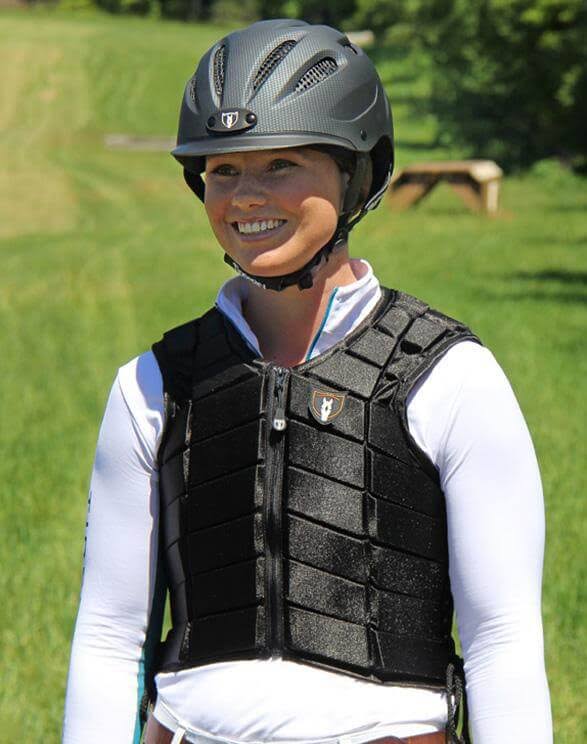 Black Youth Eventer Protective Vest G66823
