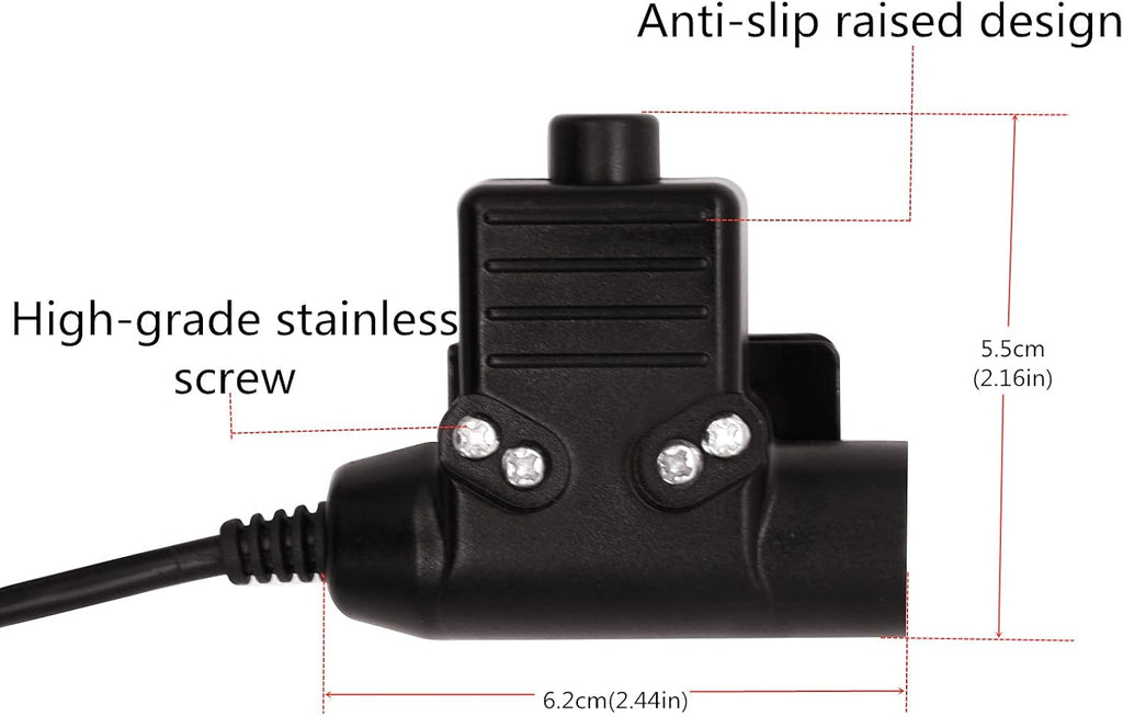2 Pin PTT Tactical Adapter Connector Z964501