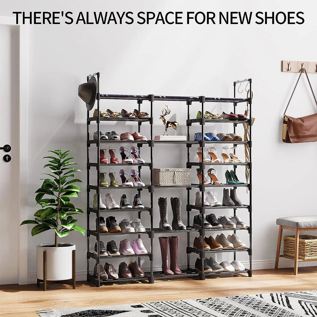 9 Tier Metal Shoe Rack U858