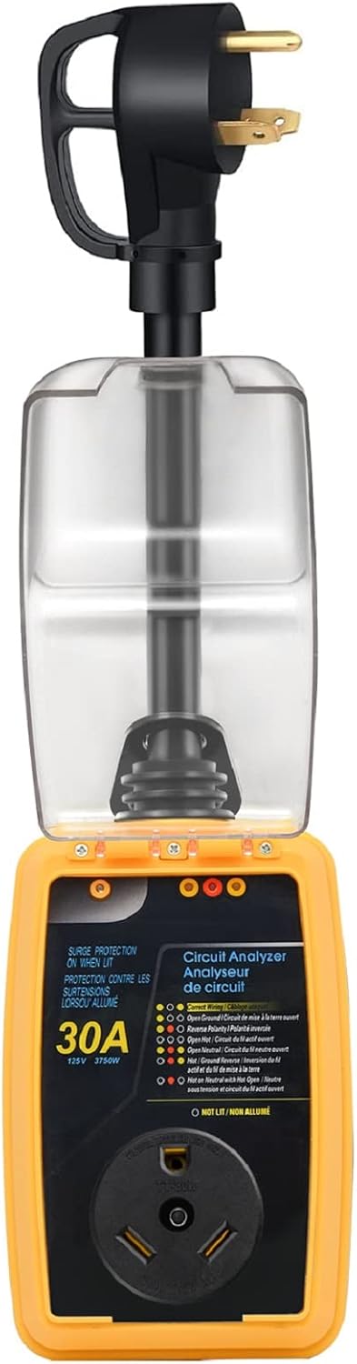 30 Amp RV Surge Protector with Waterproof Cover R20993