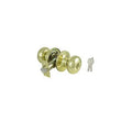 Polished Brass Keyed Entry Lockset 6 Way Latch Case of 3 W33162
