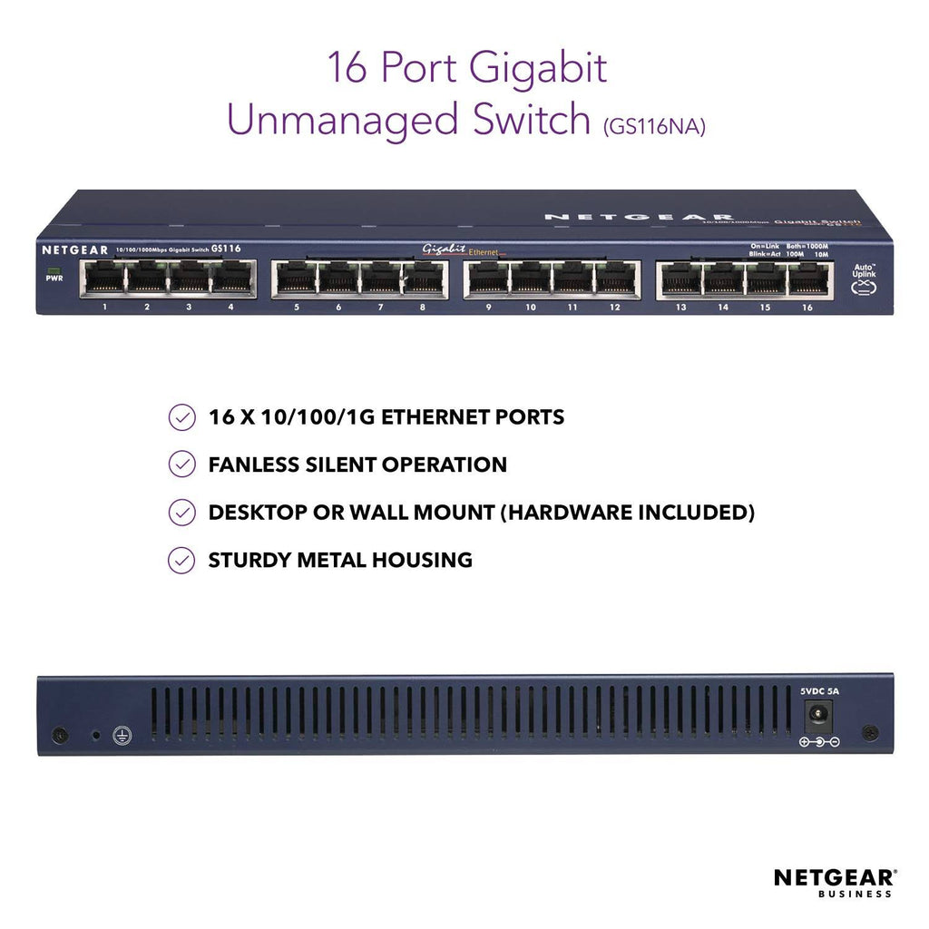 16 Port Gigabit Ethernet Switch Z215945