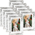 Black 5x7 Picture Frames Set of 9 X4348