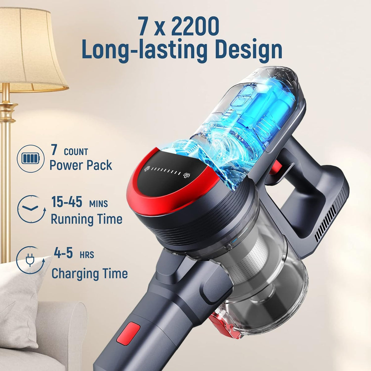 10-in-1 Cordless Stick Vacuum Cleaner T607
