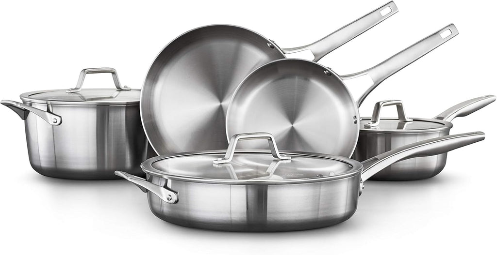 Stainless Steel 8-Piece Cookware Set D399