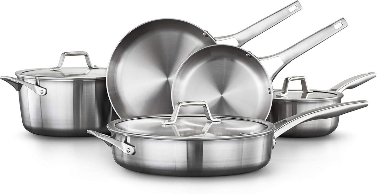 Stainless Steel 8-Piece Cookware Set D399