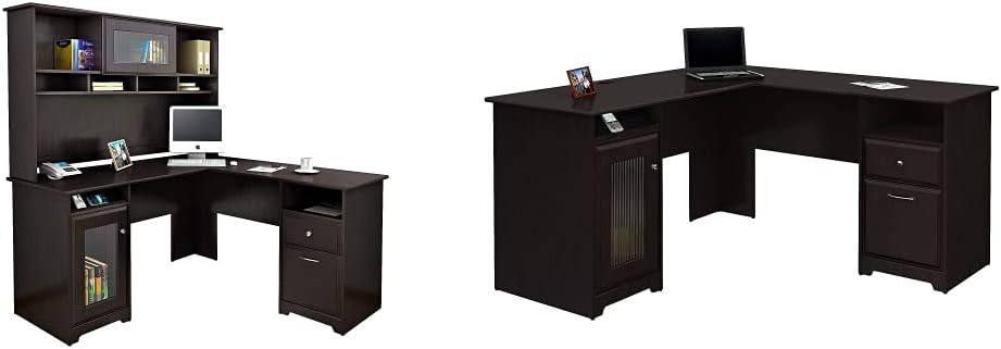 L Shaped Desk with Hutch C670447