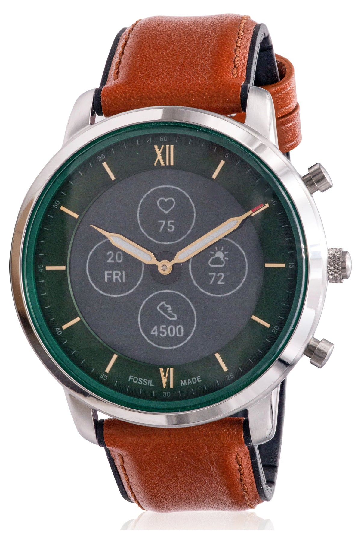 Hybrid Smartwatch HR Neutra Brown Leather S185900