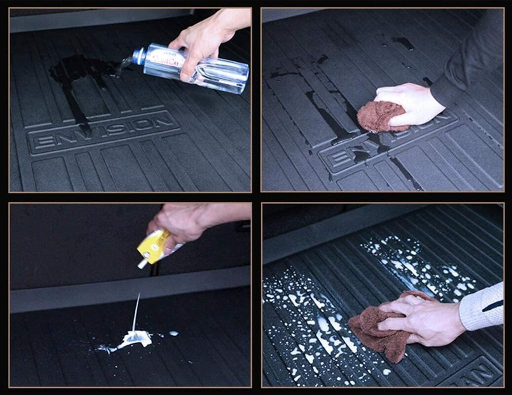 Heavy-Duty Waterproof Rear Cargo Tray Trunk Floor Mats E3427