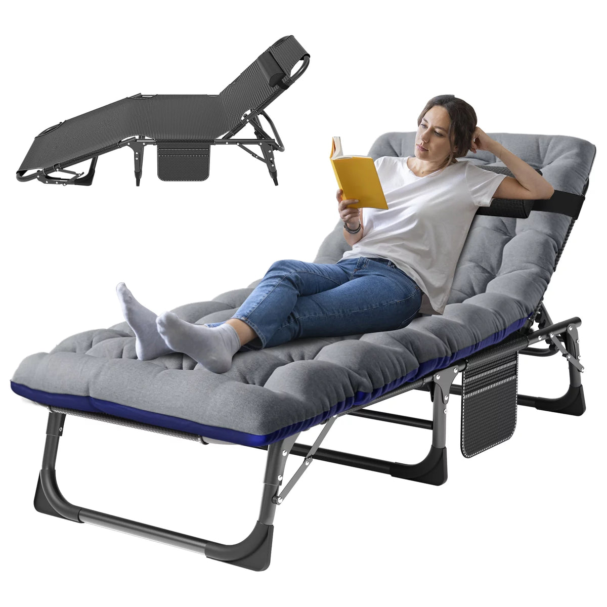 Folding Camping Cot Bed H5820