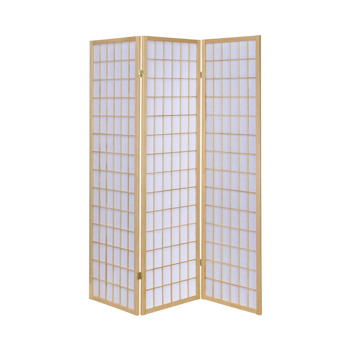 Natural 3 Panel Room Divider Folding Screen F2516